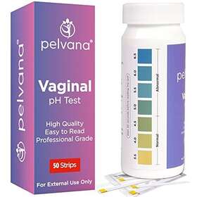 Pelvana 860007421242 Vaginal Ph Balance Test Strips For Women 50 - To M