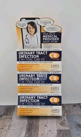 Physician 360 860005573820 3 Uti Test Strip And Video Consultation For Urinary Tract Infection