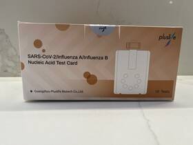Sars-c0v-2 Pluslife / Influenza A B Card Poc-nat Combo Test Kit 10 Pieces