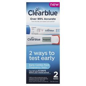80758760 Procter & Gamble Clearblue Early Combo Pack Pregnancy Test Kit 1 Digital Detection