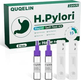 Quqelin 445009126130 H Pylori Test Kit 2 Pcs H. H-pylori Stool Antigen Self-test For