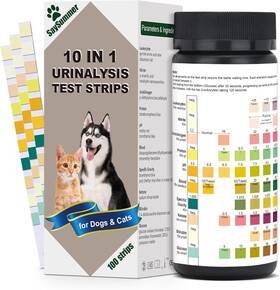Saysummer 445044949992 Urine Test Strips For Dogs Cats - 100 Counts Urinalysis Pets 10
