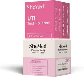 Shemed 197644074242 Health Test-to-treat Kit 2 Urinary Tract Infection Tests Vaginal Ph