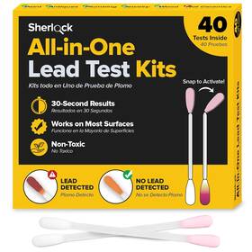 Sherlock 313017865839 Instant Lead Paint Test Kit 40 Count Rapid Results In Less Than 30