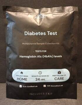 Hba1c Simple Healthkit 850048418615 At-home Diabetes Test Kit For Hemoglobin A1c Levels