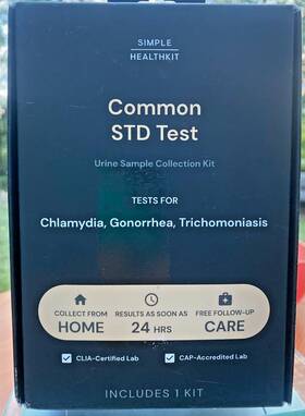 Simple Healthkit 860009150515 Common Std Test - Chlamydia Gonorrhea Trichomoniasis