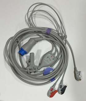 Sg3110s Sino-k Datex Ohmeda As/3 S/5 Ecg Cable3 Leads Aha Pinch Compatible
