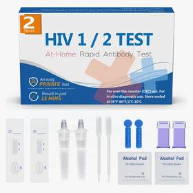 Sioval 762203306296 In-home Hiv Test 1/2 With Rapid And Accurate Result