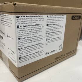 21-7301-24 Smiths Box Of 12 - Cadd Administration Set Cassette Reservoir 10/2026