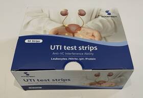 X004iunxux Sooenben 4 In 1 Uti Test Strips - 50 Count Exp 09/2027