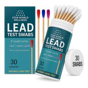 Star World Wellness 198168660065 Lead Test Kit 30 Units Paint Swabs For Instant Lea