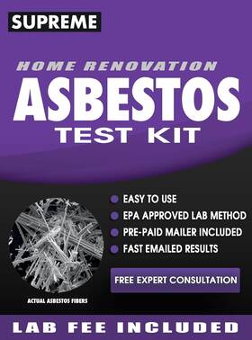 Supreme Testing 705353896286 Asbestos Test Kit - Includes Lab Analysis Pre-paid Return