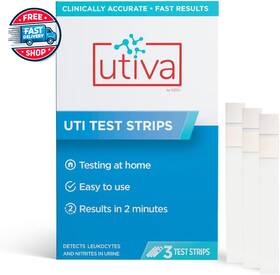 Szio 313096391397 Utiva Uti Test Strips Home Kit For Urinary Tract Infection Clinically A