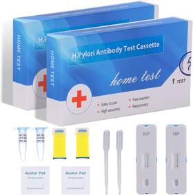 Szkj 711181646368 H. Pylori Helicobacter Detection 2 Test Kit 10-15 Minutes Of Quick Home