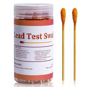 Taeing 313021478476 60 Rapid Home Testing Swabs Lead Test Swab Kit 30-second Results. Dip In Water