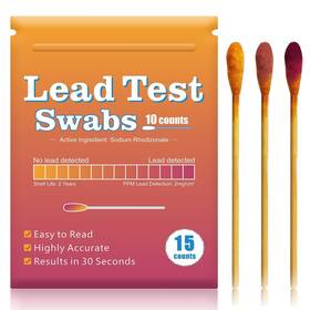 Pv-003 Taeing Lead Test Swabs 15pcs Instant Kit Rapid Home-use Testing For Pa Inch