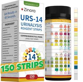 14-parameters Tansozhe 762065086411 Urine Reagent Strips 150ct Comprehensive Urinalysis Detectio