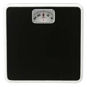 5307008 Taylor 9.8 Inch X 300 Lb Analog Dial Bathroom Scale With Display Black