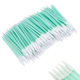 Tjxsdzht Jtlxmq-200pc 200 Pcs Cleaning Swabs Lint Free High Density Foam Sponge Lab Teal White