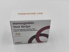 Hb01 Treehouse Lab 737706317896 50 Hemoglobin Test Strips For 2-in-1 Meter Is Not Include