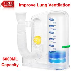 96-991 Tyeingo Incentive Spirometer Adult 6000ml Inhale Volume Measurement Flow Rate And Scale