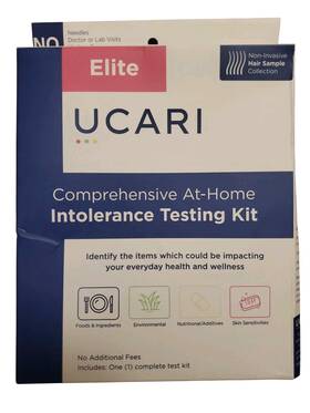 Ucari 850023010032 Elite Sensitivity Intolerance Test For Humans Screens 1500 Food Skin