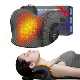 Upalled 721713207783 Wireless Heated Neck Stretcher For Pain Relief Portable Cordless Should