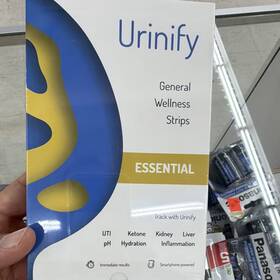 Urinify X002zo206v Essential Wellness Strips Immediate Results Smartphone Powered 6 Count