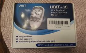 Urit 935740701488 Uric Acid Test Kit Home Meter 15 Strips U-10 Mg/dl 30 L
