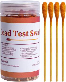 Uwariloy 744759180223 Lead Paint Test Kit With 60 Pcs Swabs -rapid Results In 30 Seconds