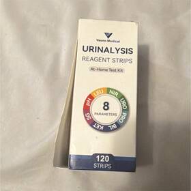 X00qagrsjl Vaunn Medical Urinalysis Reagent Strips At-home Test Kit 8 Parameters 120