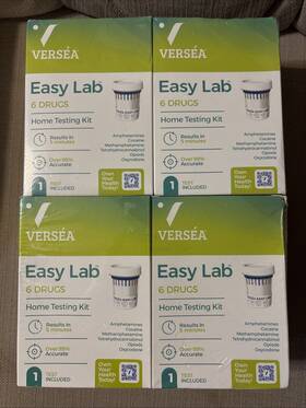 Versea 850041338057 Easy Lab 6-panel Drugs Of Abuse Cup Test 4 Pack Exp 03-30-2025