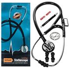 Vf-3131be-premium Vorfreude Cardiology Stethoscope Lifetime Guarantee Black With Pen Light