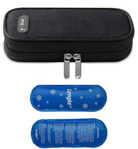 Vianber 192589525170 Insulin Travel Cooling Bag Diabetes Medical Cool Isothermal With 2 Ic