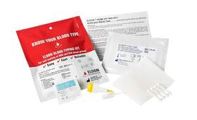 Space1 Vic 541234 Blood Type Home Test Kit Testing Set Typing Extra Lancet Easy Instructions Safe