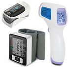 Vital Kits Blood Pressure Cuff Pulse Oximeter Infrared Thermometer Health Bundle 763769339995