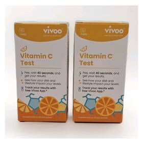 Vivoo 2025073039 Two Boxes Vitamin C Test Kit 10 Urine Strips Track Results With App