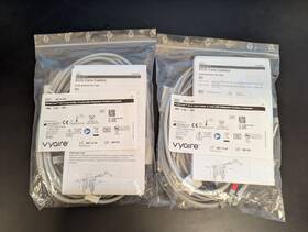 2021141-001 Vyaire Lot Of 2 Ge-marquette Compatible One-piece Ecg Cable 3 Leads Pinch