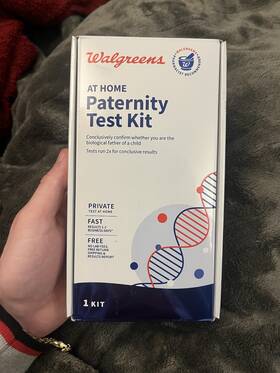 Walgreens 1241548 At Home Paternity Test Kit No Lab Fees And Free Shipping