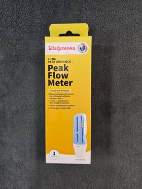Walgreens 311917047201 Lung Performance Peak Flow Meter