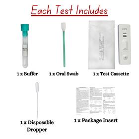 2365 Yicare Hiv Testing Kit - Saliva Test Usa Seller