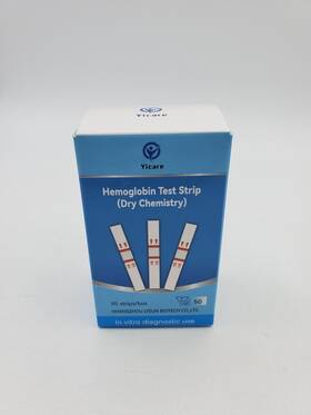 Bhm-102 Yicare Bhm-101 50pcs Hemoglobin Test Strips For Bhm-101/ Meter