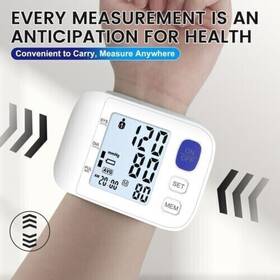 Xp0604 Ziqing Digital Wrist Blood Pressure Monitor Intellisense Bp Machine Large Lcd Screen