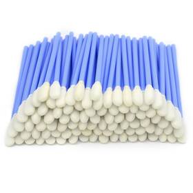 Ziznba 445035340326 200 Pcs/blue / 3.66 Inch Foam Swab Cleaning Tips Sponge Stick For Ink