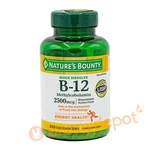 Nature's Bounty Vitamin B-12 2500MCG 300 Tablets Quick Dissolve 2027. Fixed Price $27.99.