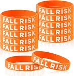 Sumind 12 Pcs Fall Risk Bracelet Emergency Alert Wristband For Elderly Patient. Fixed Price $11.25.
