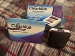 Clearblue Digital Fertility Monitor With Test Sticks And Instruction Booklet. Fixed Price $190.00.