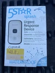 Greatcall 5STAR Splash Waterproof Gps Panic Button Alert Device Silver. Fixed Price $15.00.