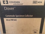 (case Of 100) Covidien Kendall Commode Specimen Collection Systems 4014. Fixed Price $82.80.