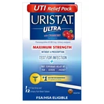 Uristat Ultra Uti Relief Pak, Treatment For Women/men + 1 Test Strip. Fixed Price $17.54.